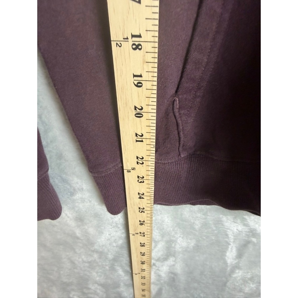 THE NORTH FACE Hoodie Women M Purple Big Logo Pullover Sweatshirt - Picture 3 of 7